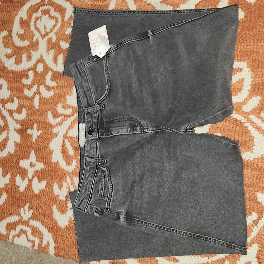 Free People Jeans Women's Size 29s,  Straight Crop, Faded Black, Cropped…